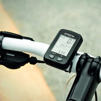 GPS Atrio Iron para Ciclismo Resistente à Água Recarregável Preto - BI091OUT [Reembalado] BI091OUT