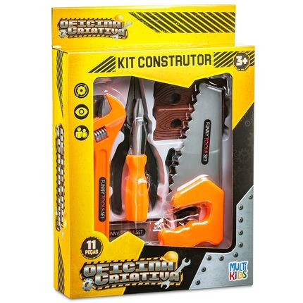 Oficina Criativa Kit Construtor Com 11pcs Multikids - BR1836 BR1836