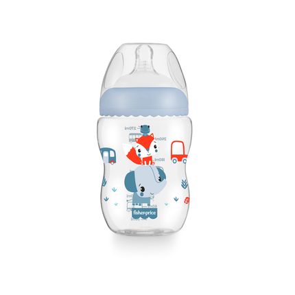 Mamadeira First Moments Marshmallow Azul 270ml +2 meses Fisher Price - BB1029 BB1029