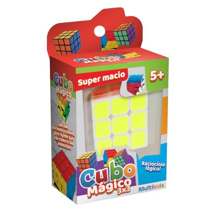 Jogo Cubo Mágico 3x3 Multikids - BR1779 BR1779