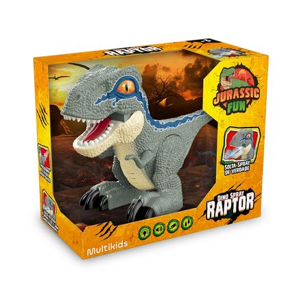 Dinossauro Jurassic Fun Dino Spray Raptor Multikids - BR2102 BR2102