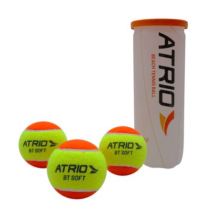 Kit 3 Bolas de Beach Tennis ITF Soft Atrio - ES446 ES446