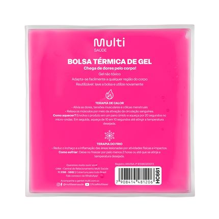 Bolsa Térmica Transparente em Gel Tam. P Multi Saúde - HC661 HC661