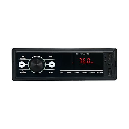 Autoradio Evolve Touch mp3 4x25wrms Fm/2 USB/AUX/2 RCA - P3354 P3354