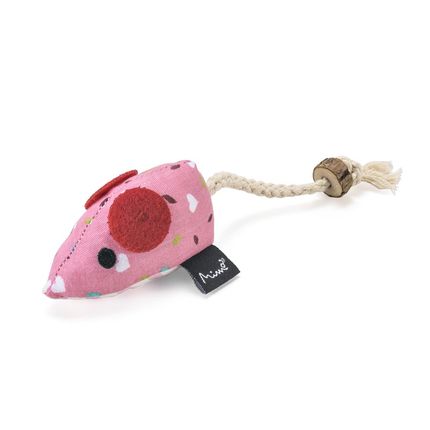 Brinquedo De Pelúcia Para Gatos Ratinho Deco Rosa Mimo - PP241 PP241