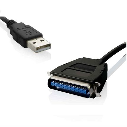 Cabo Usb X Paralela 36 Pinos p/ Impressora 1.8M Multi - WI198 WI198