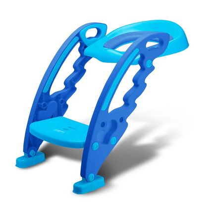 Redutor de Assento com Escada Step Potty Azul 18+M Multikids Baby - BB051 BB051