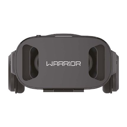 Óculos Realidade Virtual 3D Gamer Hedeon com Fone de Ouvido Preto Warrior - JS086 JS086