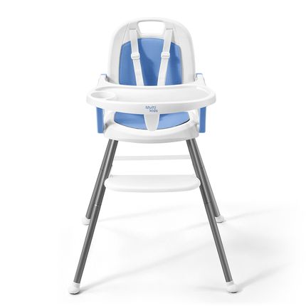 Cadeira de Alimentação Berry 3 em 1 Azul Multikids Baby - BB323 BB323