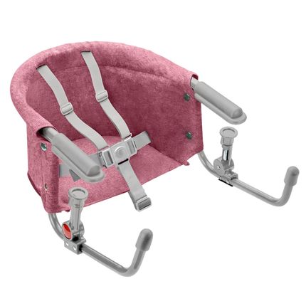 Cadeira de Alimentação de Encaixe em Mesa 6M-15KG Multikids Baby Click N' Clip Rosa - BB378 BB378