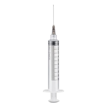 Seringa Luer Lock 10ml - Com Agulha - Cx com 100 Uni. - HC451 - Multi Saúde HC451