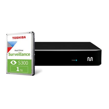 Gravador de Vídeo Digital 1080N 8 Canais com HD 1TB Toshiba - M1 DVR08 T1TB GS0467T