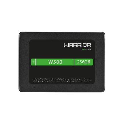 SSD Warrior Gamer 2.5 Pol.  256GB W500 Gravação Até 500 Mb/S SATA - SS511 SS511