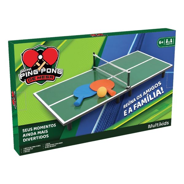 Jogo Mini Ping Pong de Mesa Multikids - BR2071OUT [Reembalado] BR2071OUT