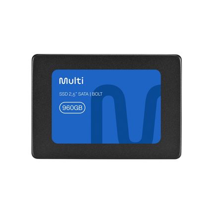 SSD Multilaser 2.5 POL. SATA 960GB Bolt Gravação até 400 MB/S - SS720 SS720