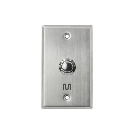 Botoeira de Inox de Embutir em Caixa 4x2 NA/COM até 3A/220VAC - GS0205 GS0205