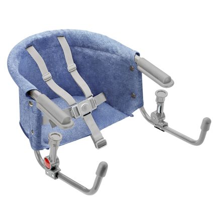 Cadeira de Alimentação de Encaixe em Mesa 6M-15Kg Multikids Baby Click N' Clip Azul Multikids Baby - BB377 BB377