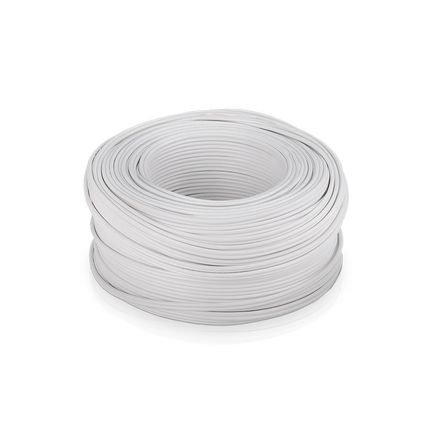 Cabo de Alarme 4 Vias Branco 0,5mm 100 metros Giga - GS0238 GS0238