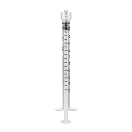 Seringa Luer Lock 1ml - Sem Agulha - Cx com 100 Uni. Multi Saúde - HC441 HC441