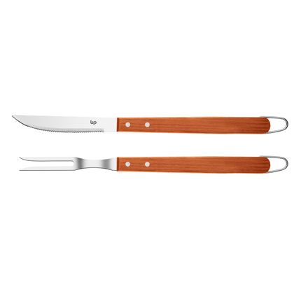 Kit Churrasco 2 Peças Médio Up Home - UD231OUT [Reembalado] UD231OUT