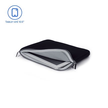 Case Neoprene Preta para Tablet até 10,5