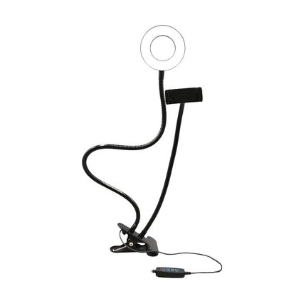 Suporte Ring Light Flexível 9,5w c/ Clipe Multilaser - AC369OUT [Reembalado] AC369OUT