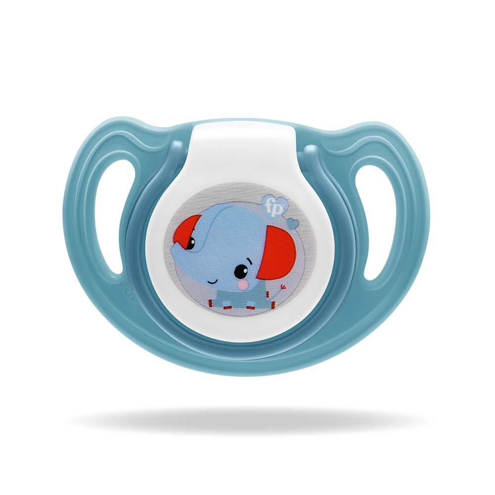Chupeta First Moments Soft Tam. 2 Azul com Case Esterilizador Fisher Price - BB1033OUT [Reembalado]