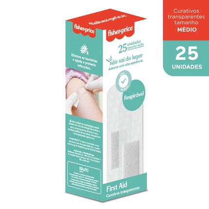 Curativo Transparente Caixa com 25un Fisher Price - HC565OUT [Reembalado] HC565OUT