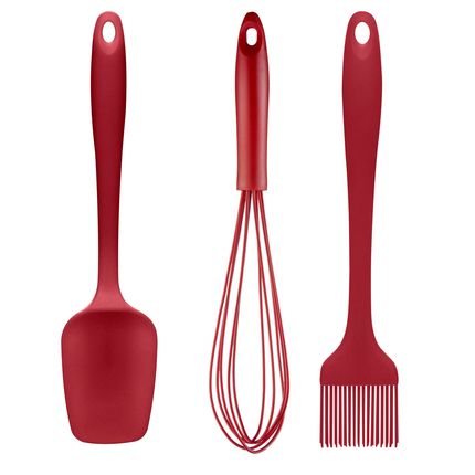 Kit Confeiteiro De Silicone Vermelho Up Home - UD093OUT [Reembalado] UD093OUT