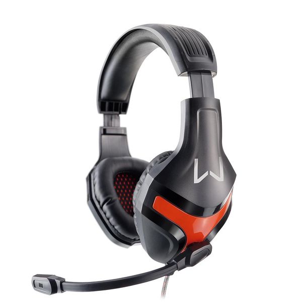 Headset Gamer Warrior Harve P2 Stereo Preto/Vermelho - PH101OUT [Reembalado] PH101OUT
