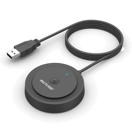 Microfone Com Fio Conference Omnidirecional Conexão USB Cabo de 2m Botão Mudo Preto - PH362OUT [Reembalado] PH362OUT