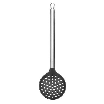 Escumadeira De Silicone Cabo Inox Preta Up Home - UD065OUT [Reembalado] UD065OUT