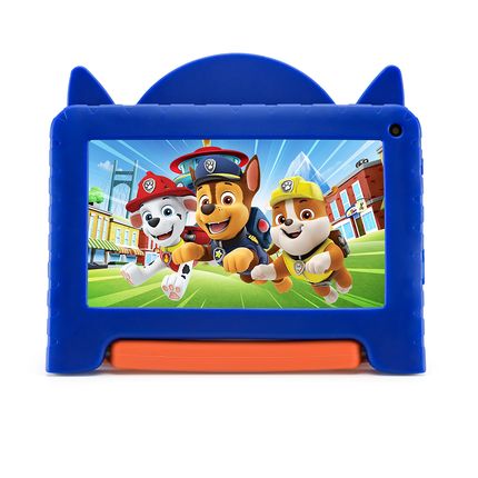 Tablet Patrulha Canina Chase Controle Parental 32GB 7 pol Android 11 (Go edition) Quad Core Azul Multi - NB376OUT [Reembalado] NB376OUT