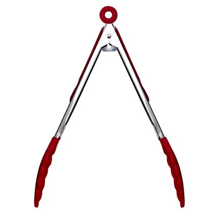 Pegador Multiuso de Alimentos em Inox e Silicone 22cm Vermelho Up Home - UD195OUT [Reembalado] UD195OUT