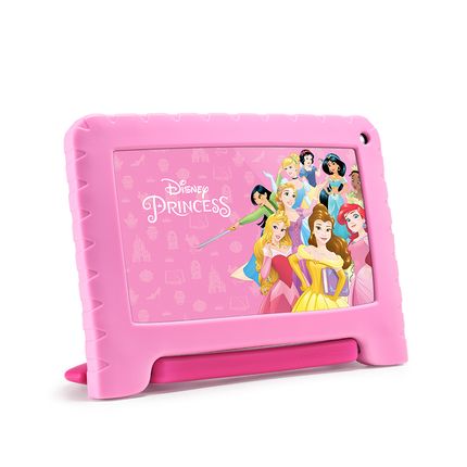 Tablet Princesas com Controle Parental 32GB + Tela 7 pol Android 11 (Go edition) Quad Core - Preto - NB372OUT [Reembalado] NB372OUT