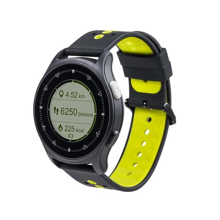 Monitor Cardíaco Sportwatch Chronus + GPS à Prova D Água Preto Atrio - ES252OUT [Reembalado] ES252OUT