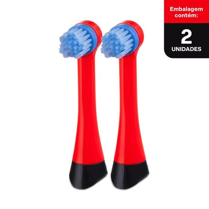 Refil Para Escova Elétrica Sônica Infantil Funny Brush Lady Bug - Multi Saúde - HC372OUT [Reembalado] HC372OUT