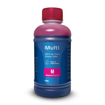 Refil de Tinta Para Impressoras Epson 250Ml Magenta Multi - RF015OUT [Reembalado] RF015OUT