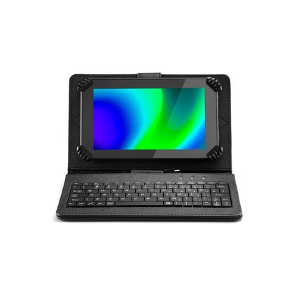 Tablet Multilaser M7 Wi-Fi 32GB Tela 7 pol. 1GB RAM + Capa com Teclado Android 11 (Go edition) Processador Quad Core - Preto - NB363OUT [Reembalado] NB363OUT