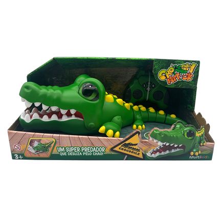 Crocodilo de Controle Remoto Crocky Attack Multikids - BR2255OUT [Reembalado] BR2255OUT