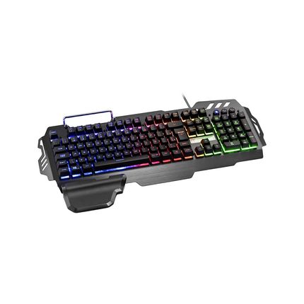 Teclado Gamer Warrior Zuberi Superfície Metal LED - TC210OUT [Remanufaturado] TC210OUT