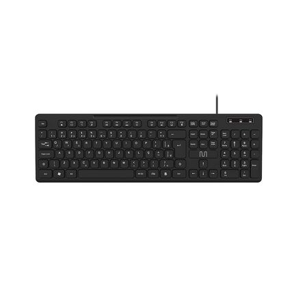 Teclado Com Fio  Multimídia Cabo de 180cm Teclas Redondas USB Preto - TC294OUT [Reembalado] TC294OUT