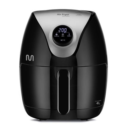 Air Fryer 4L Digital 127V 1500W Preta Multi - GO205OUT [Reembalado] GO205OUT