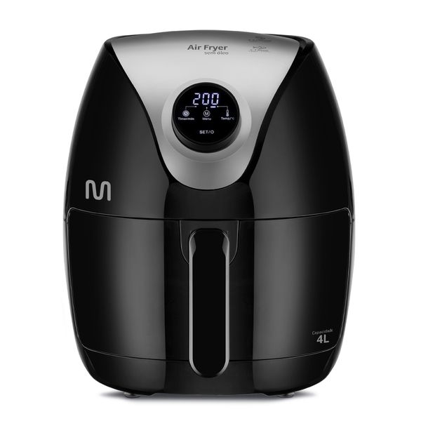 Air Fryer 4L Digital 127V 1500W Preta Multi - GO205OUT [Reembalado] GO205OUT
