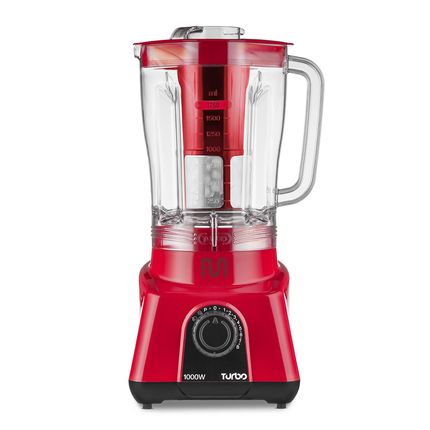 Liquidificador 2,6L Turbo Vermelho 1000w-220v com 8 Velocidades Multi - LQ1004OUT [Reembalado] LQ1004OUT