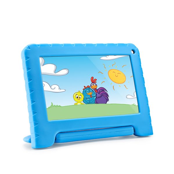 Tablet Infantil Galinha Pintadinha com Controle Parental 32GB Tela 7 pol Android 11 Quad Core Preto - NB373 NB373
