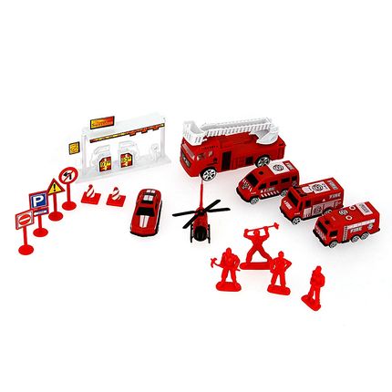 Set Veículos de Bombeiros Play Machine Multikids - BR1070 BR1070
