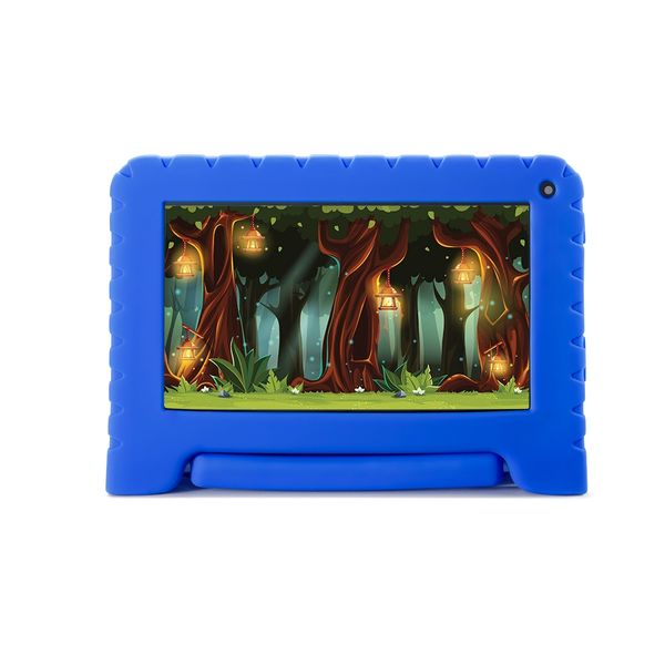 Tablet Infantil Kid Pad Controle Parental 32GB + Tela 7 pol + Case + Wi-fi + Android 11 Quad Core - Azul - Multi - NB378OUT [Reembalado] NB378OUT