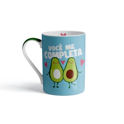 Caneca de Porcelana Abacate 370ml Up Home - UD247OUT [Reembalado] UD247OUT