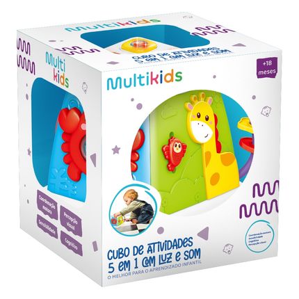 Cubo de Atividades 5 em 1 Baby Multikids - BR2170OUT [Reembalado] BR2170OUT